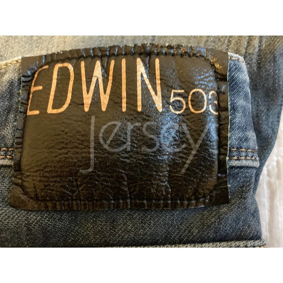 Edwin 503 Jersey Jeans - Size Large - Picture 7 of 8